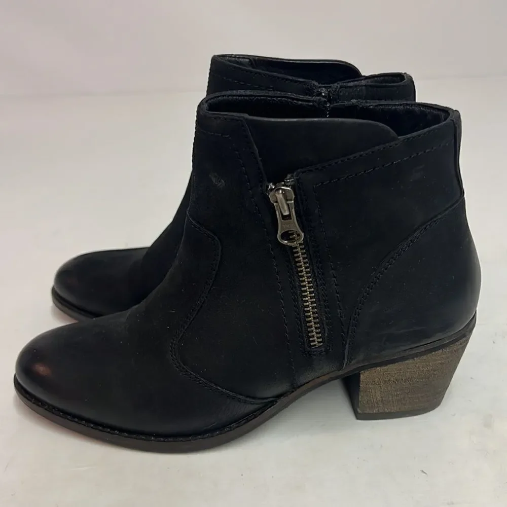 Earth Ralston Leather Bootie Size 8 A5‎